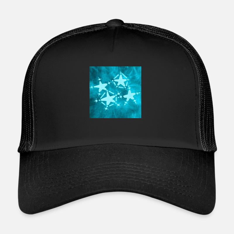 4 ÉTOILES BLEUES Casquette trucker 