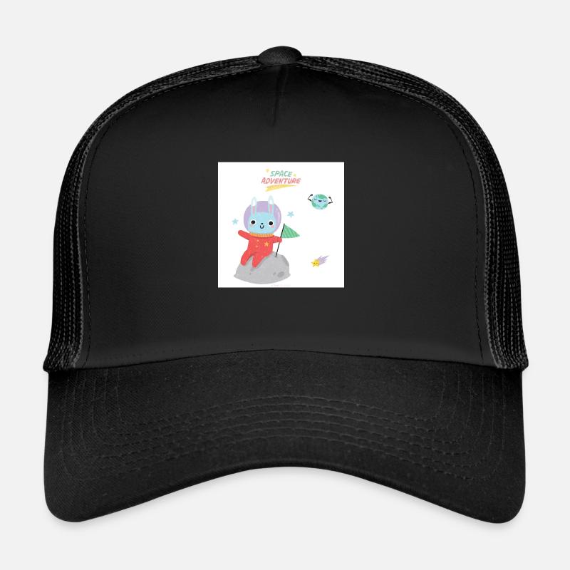 Space - Trucker Cap - black/black