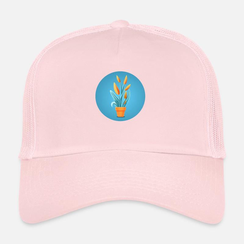 Planter dans un pot en argile Casquette trucker 