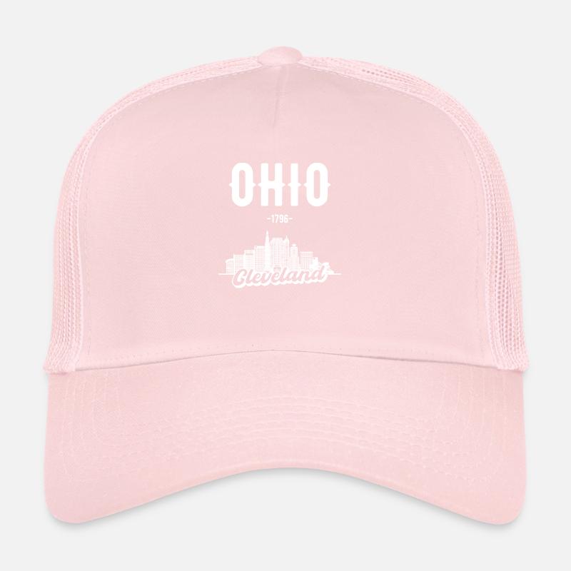 Cleveland Ohio Skyline Geschenk Trucker Cap