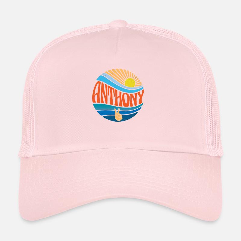 Anthony Hemd Vintage Sunset Anthony Groovy Krawatte Trucker Cap