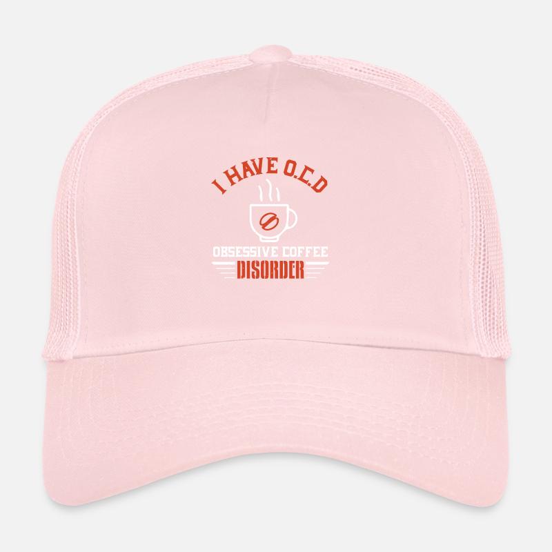 ICH HABE EINE O C D OBSESSIVE KAFFEESTÖRUNG Trucker Cap