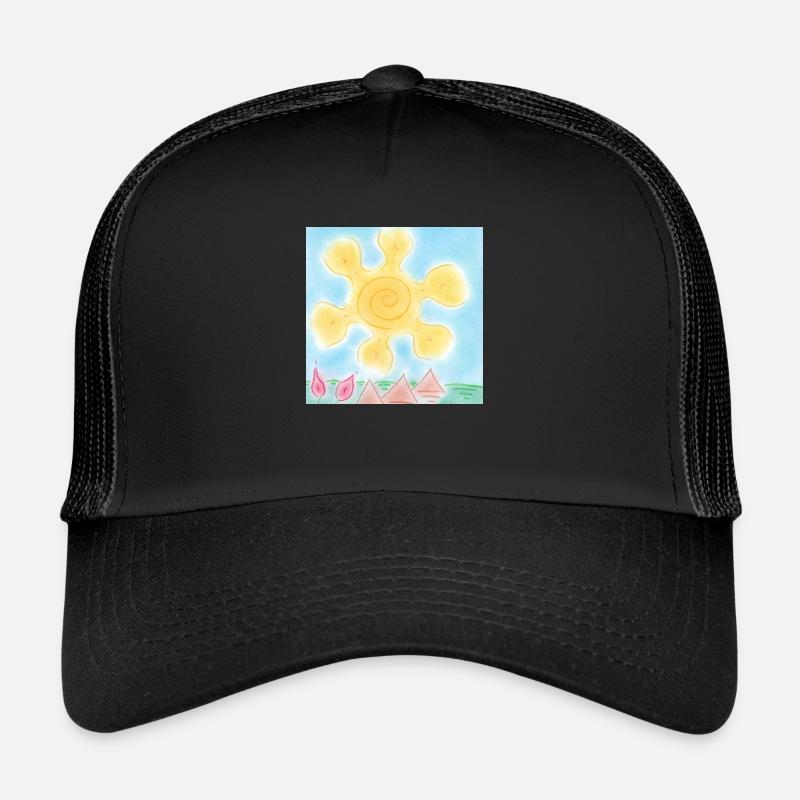 SOLEIL SUR LES PYRAMIDES Casquette trucker 