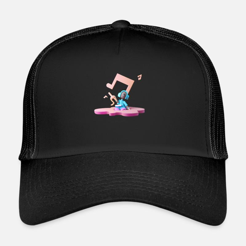 MUSIQUE DRÔLE 08 Casquette trucker 
