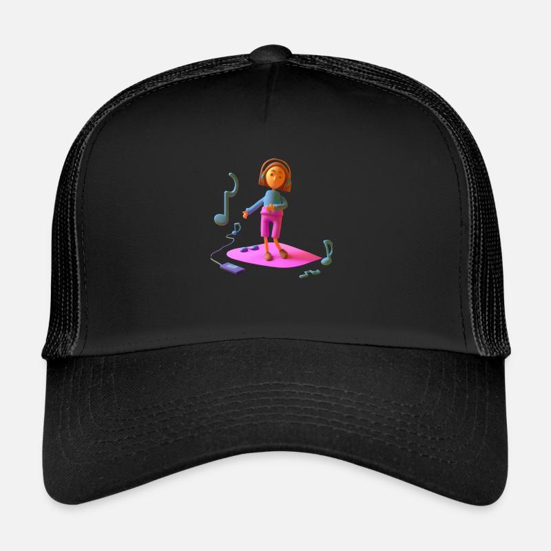 MUSIQUE DRÔLE 013 Casquette trucker 