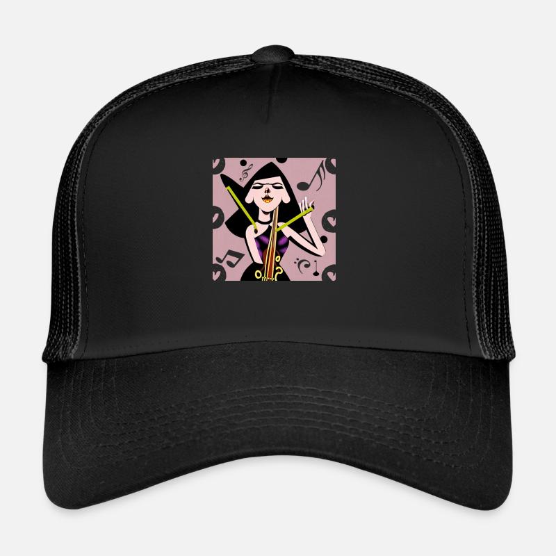 Musik Mädchen Trucker Cap