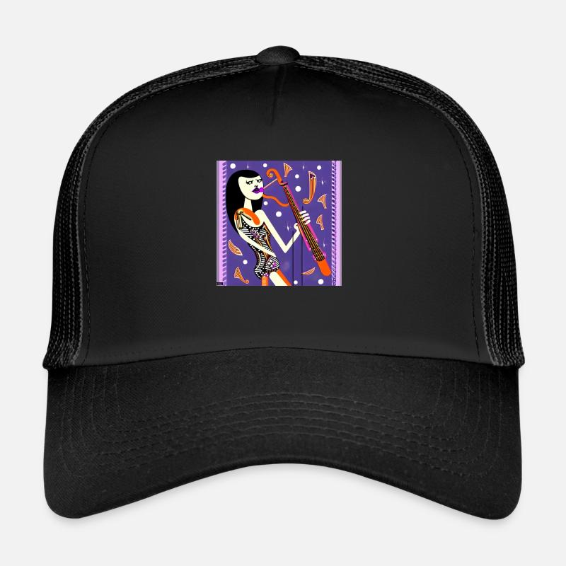 Musik Mädchen Trucker Cap