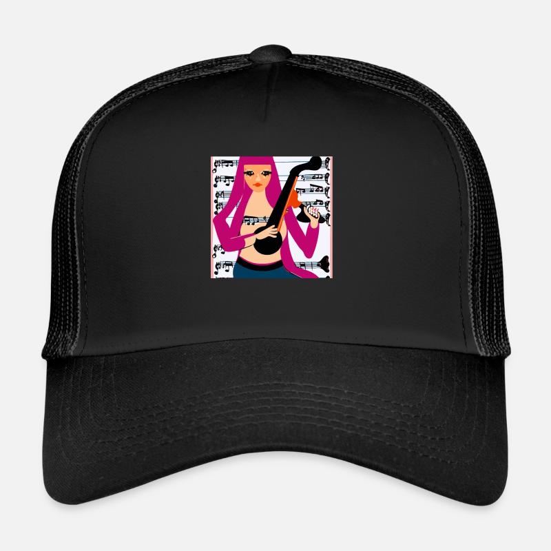 Musik Mädchen Trucker Cap