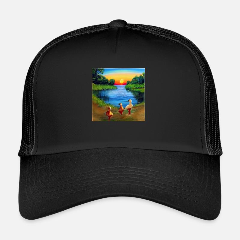Lake Life - Trucker Cap - black/black