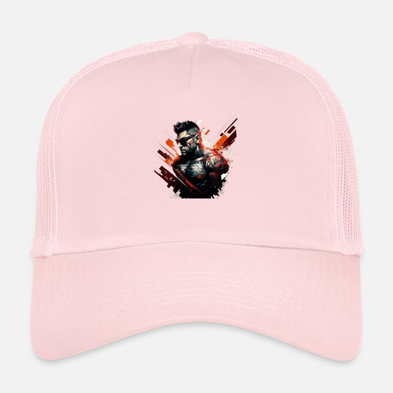 Anti-héros badass, casse-cou cool Casquette trucker 