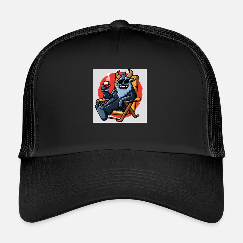 Krampus Percht Teufel 2312 Trucker Cap