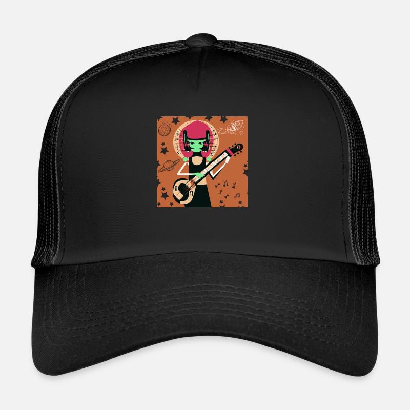 Musik Mädchen Trucker Cap