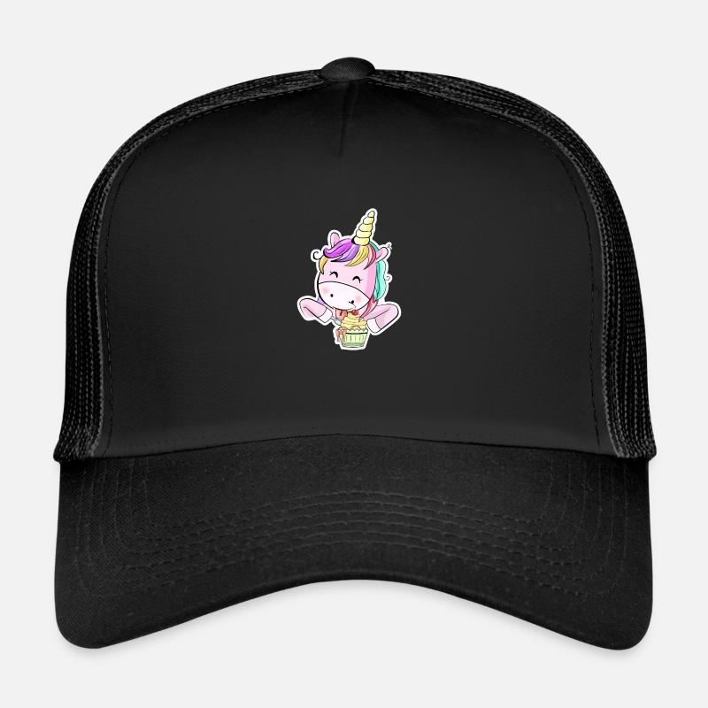 Autocollant de licorne mignon Casquette trucker 