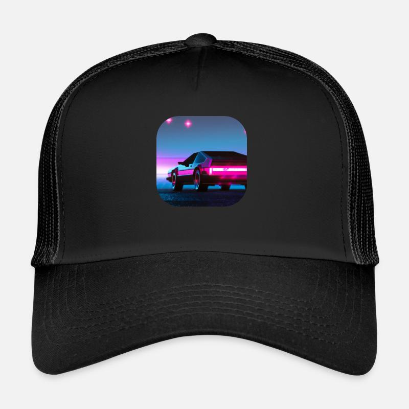 Retour aux années 80 | Synthwave Casquette trucker 