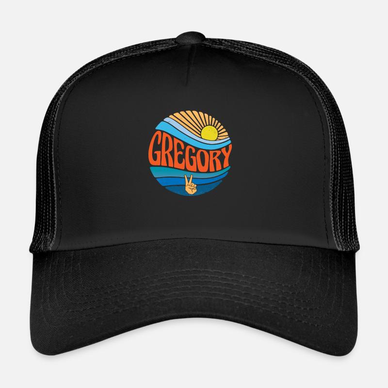Gregory Shirt Vintage Sunset Gregory Groovy Tie Casquette trucker 