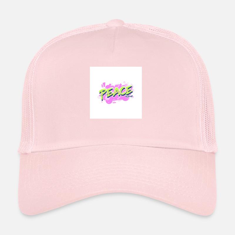 graffiti logo maker featuring bubbly graphics Trucker Cap