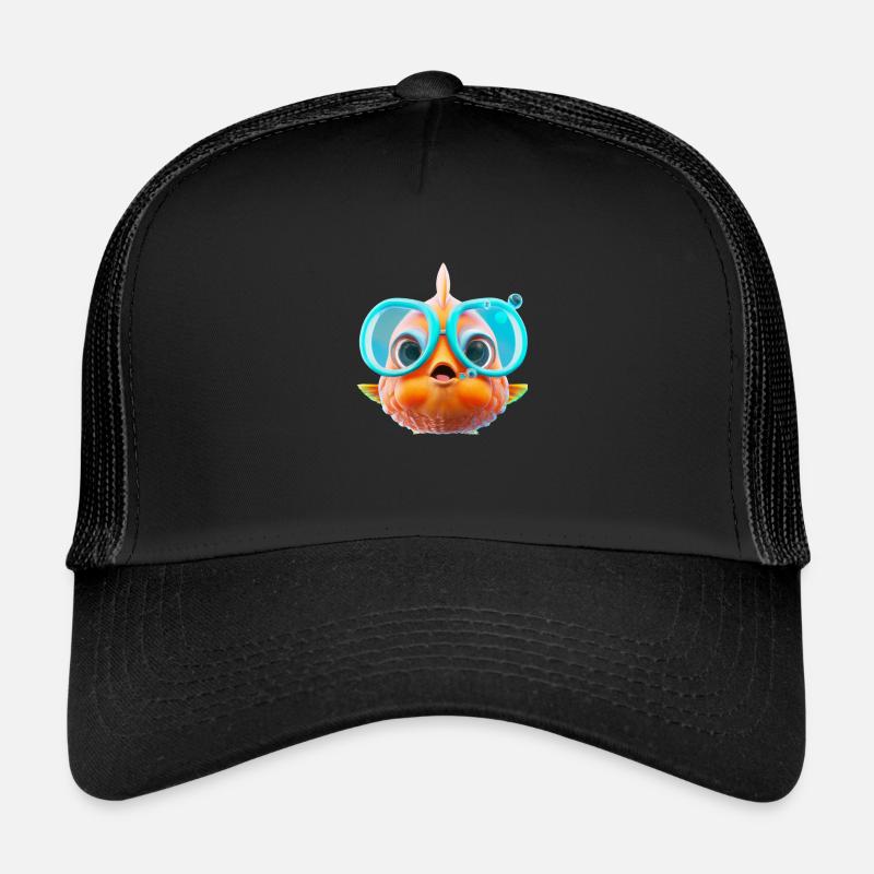 MonStarFish - Digital Fantasy Pisces Trucker Cap