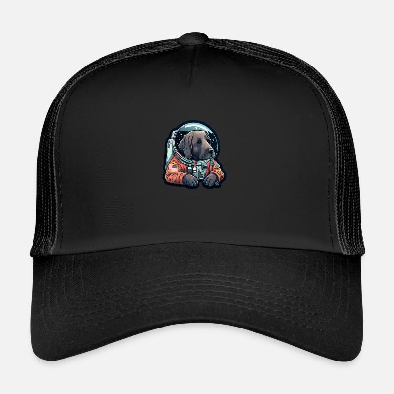 LabbiNaut Labrador Astronaute Chien Papa Casquette trucker 