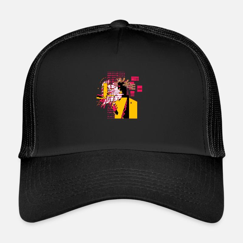Caco the cyber punk Trucker Cap