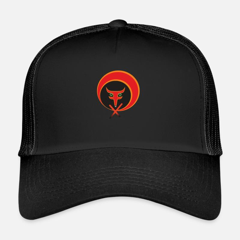 Le renard roux de la vie. Casquette trucker 