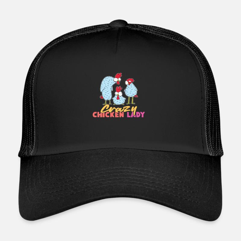 Crazy Chicken Lady Trucker Cap