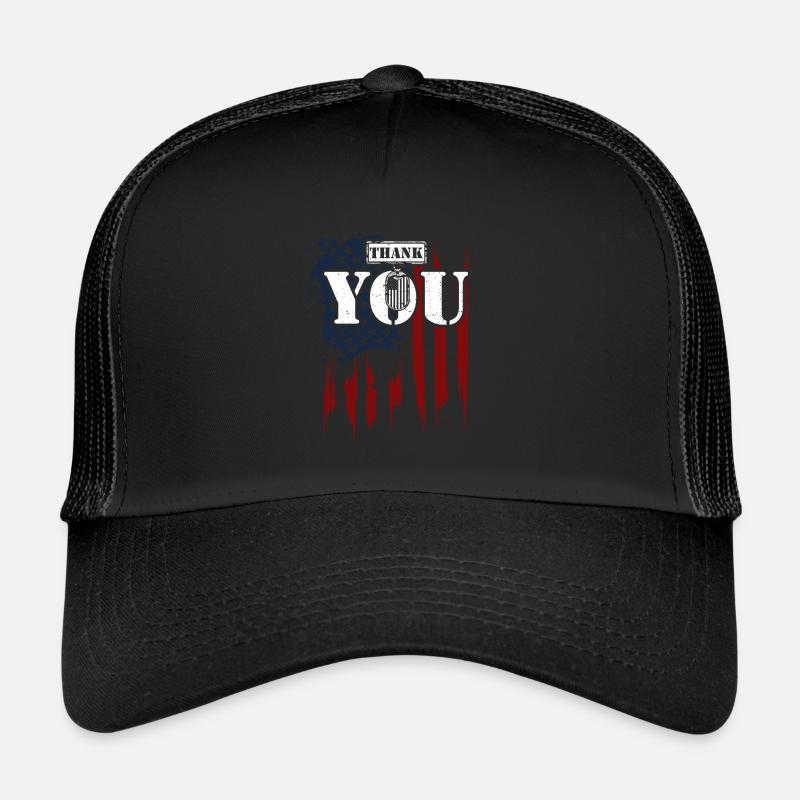 Merci - Vétéran Casquette trucker 