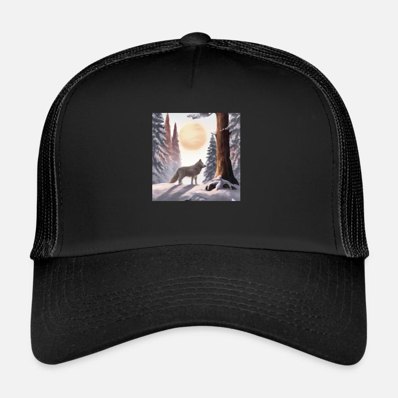 Der einsame Wolf Trucker Cap