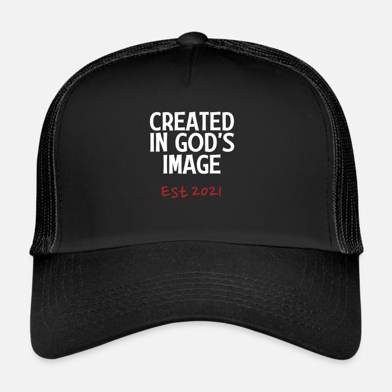 Created in God's Image Est 2021 Trucker Cap