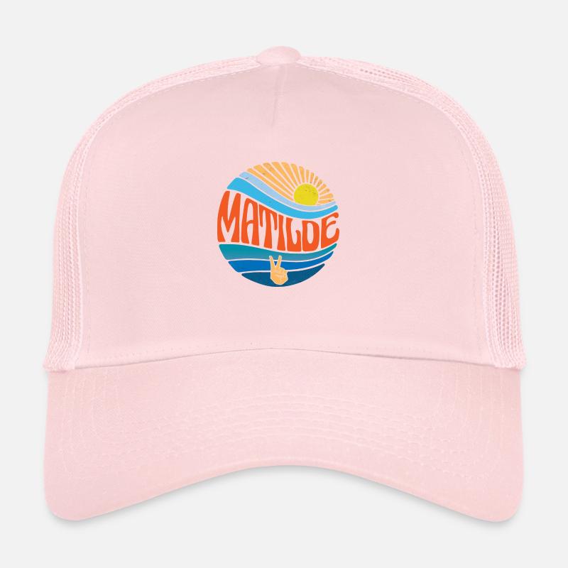 Matilde Chemise Vintage Sunset Matilde Cravate Groovy Casquette trucker 