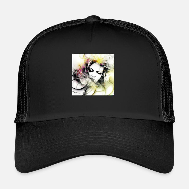 Mystical white ghost digital art Trucker Cap