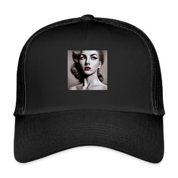 Pin Up Girl 2 - Trucker Cap - black/black - Front