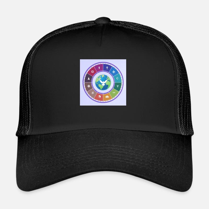 One World many religions for peace. Trucker Cap