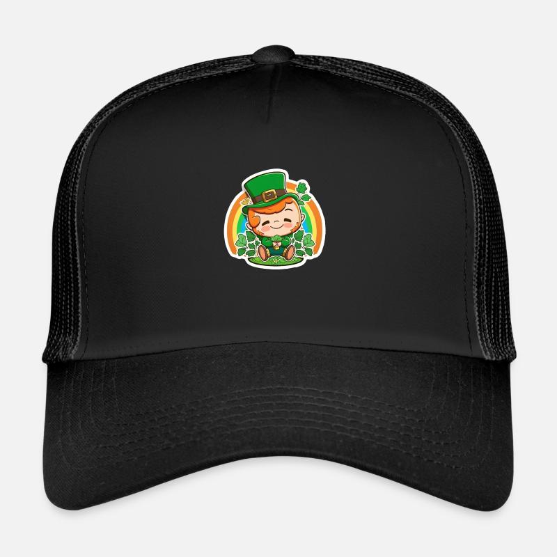 Autocollant de vacances de la Saint-Patrick Casquette trucker 
