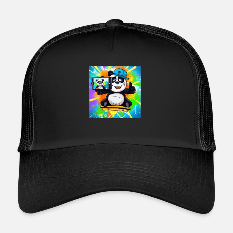 Panda makes Selfie 2 variant gift Trucker Cap