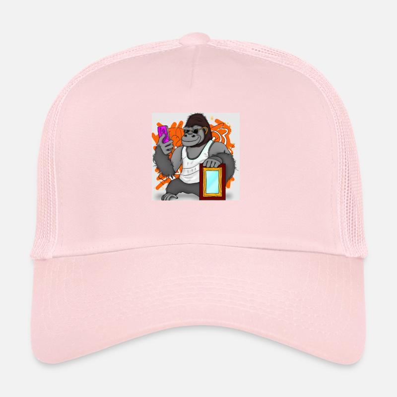 Gorilla Makes Selfie V4 Gift Trucker Cap