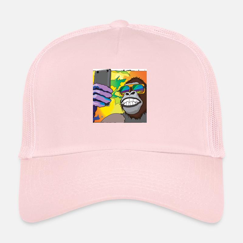 Gorilla makes Selfie V1 gift Trucker Cap