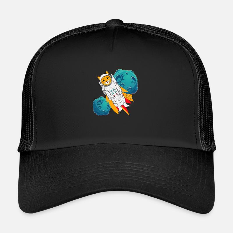 animal - Trucker Cap - Schwarz/Schwarz