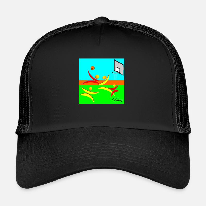 jeu de Basket - Casquette trucker  - noir/noir