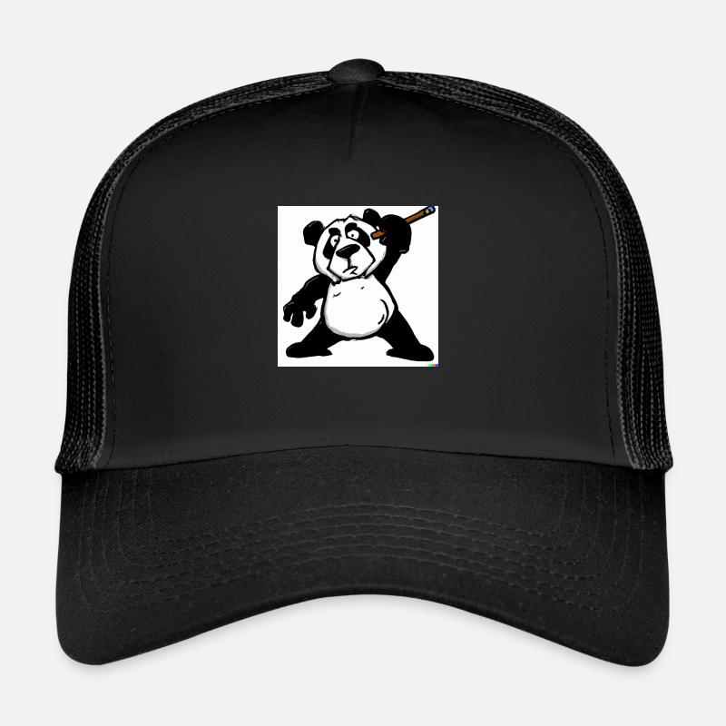 Pandabär grafig karikatur Trucker Cap
