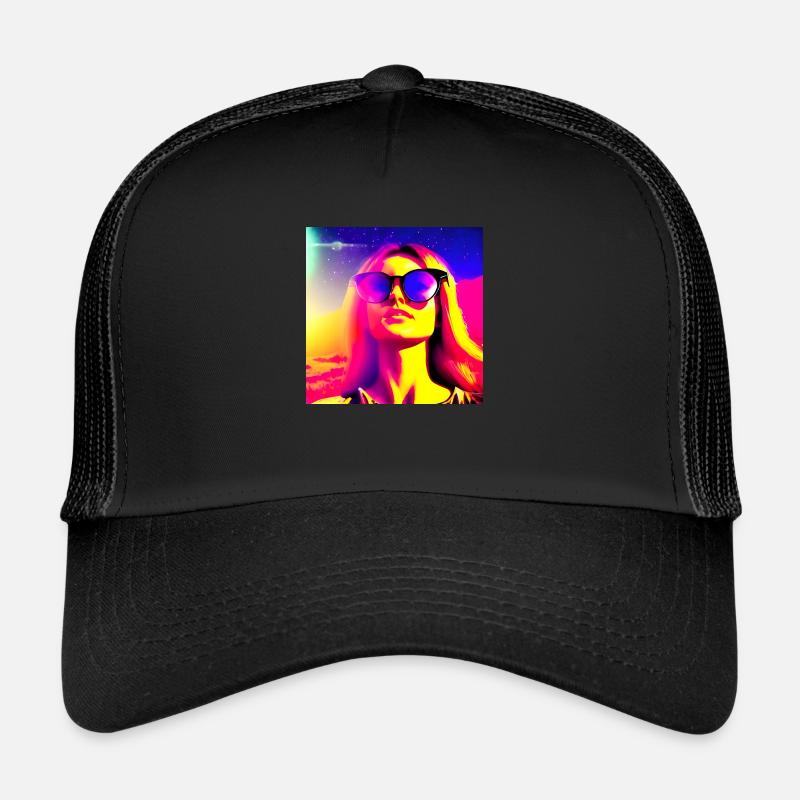 Space adventure lady Trucker Cap