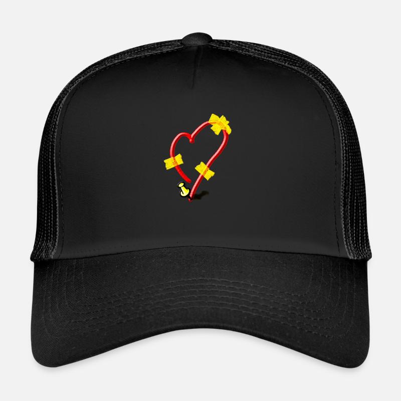 Patched Heart Trucker Cap