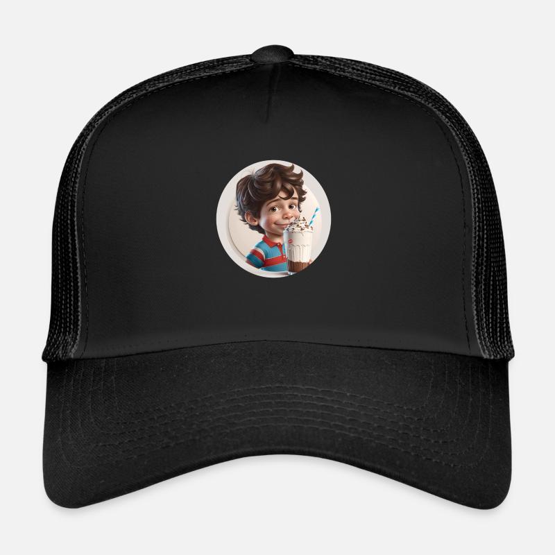 Vanille Milchshake Boy - Schokolade Trucker Cap