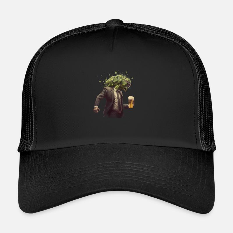 Hopfen Kopf Explosion durch Craft Bier Genuss Trucker Cap