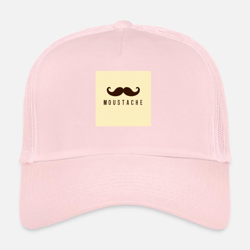 Moustache Casquette trucker 