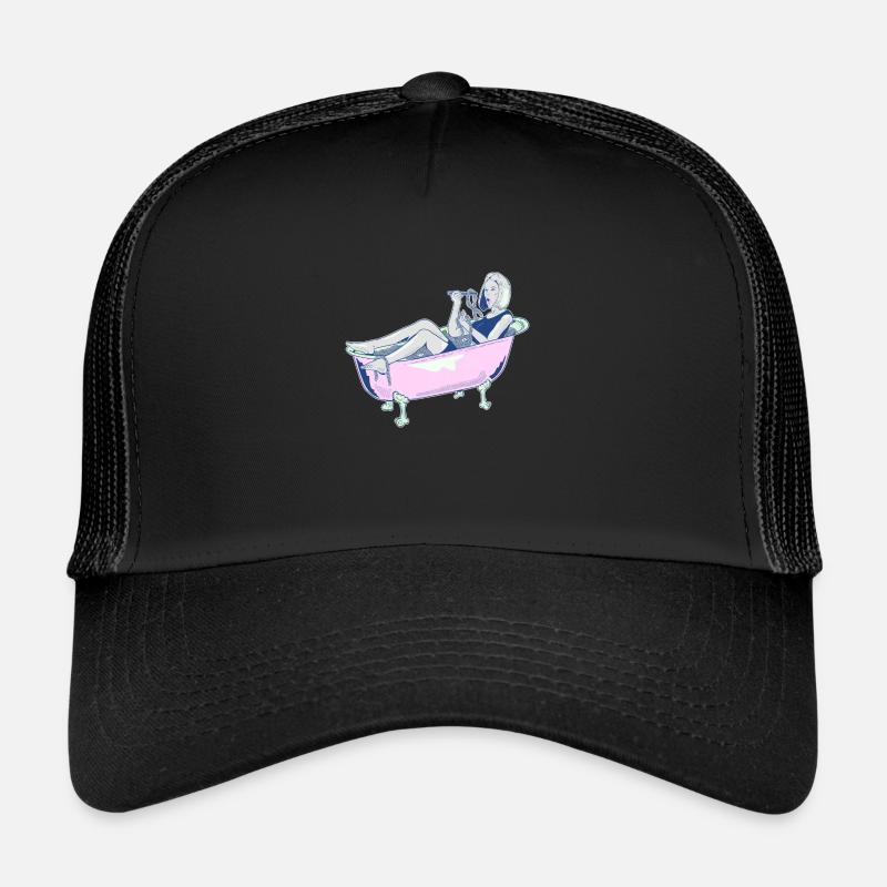 Ramen bath Trucker Cap