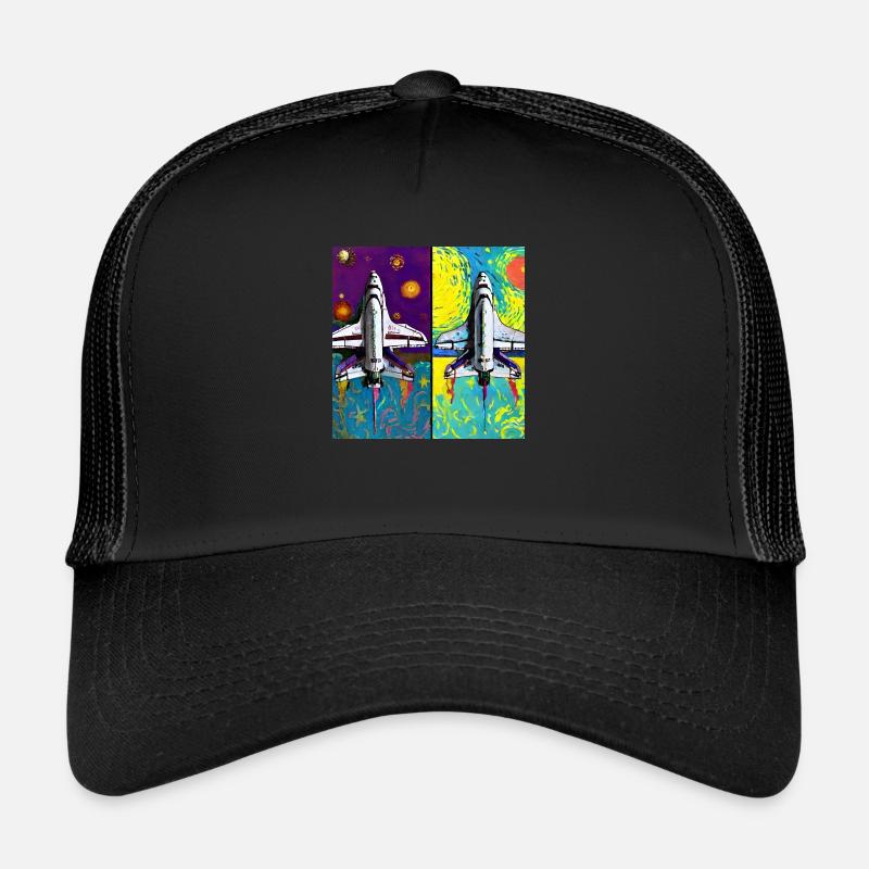 Space Shuttle Van Gogh Trucker Cap