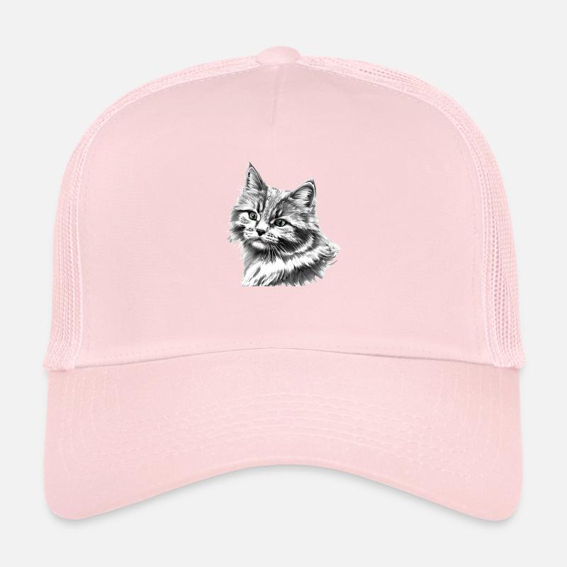 Chat Propriétaire Chat Domestique Chaton de compagnie Casquette trucker 