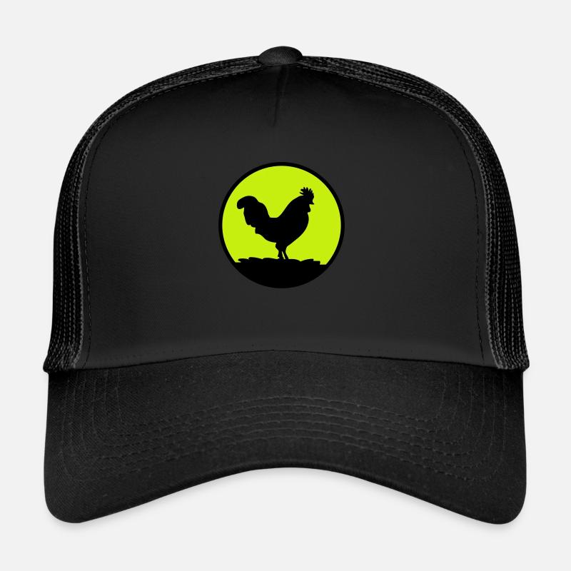 hahn - Trucker Cap - Schwarz/Schwarz