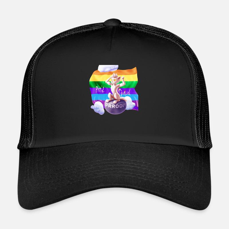 Pride mal anders - Trucker Cap - Schwarz/Schwarz