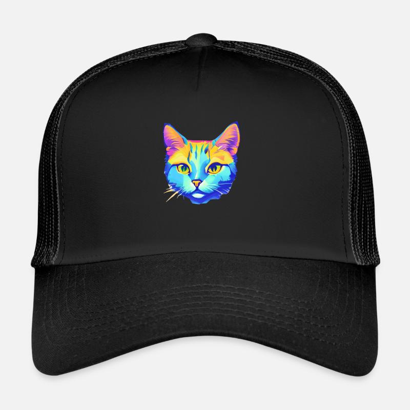 Chat Domestique Chaton Chaton Propriétaire Casquette trucker 